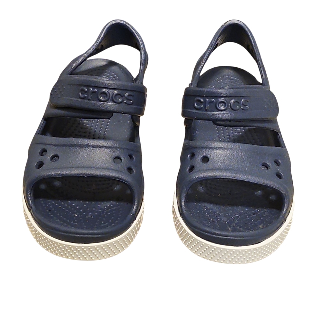 CROCS Blue/White Sandals - Picture 2 of 7